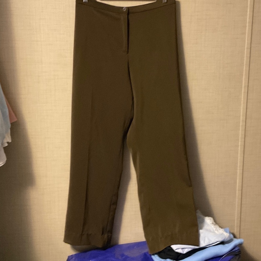 Multiples Men's Dark Brown Dress Pants